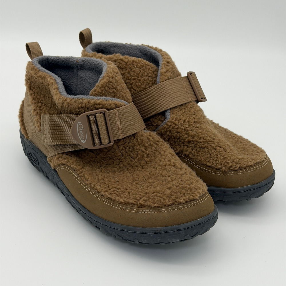 Chaco Mens Revel Chelsea Brown Fleece Shearling Boot JCH108097 Size 10.5